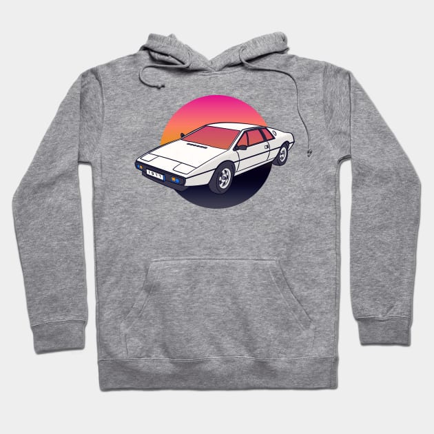 the vaporwave car of the future Hoodie by sbsiceland